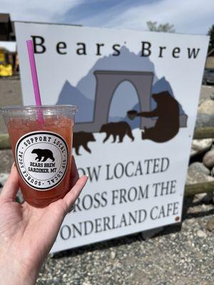 Huckleberry lemonade every day here in Montana! 5/18/24