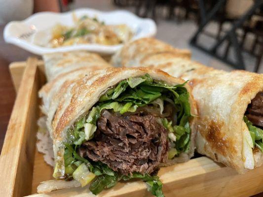 Beef wrap