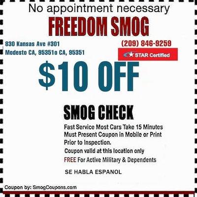 Discount Smog Check