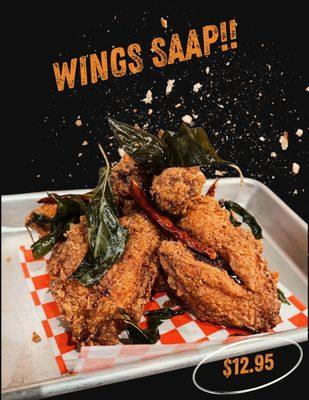 Wings Saap ( new menu)