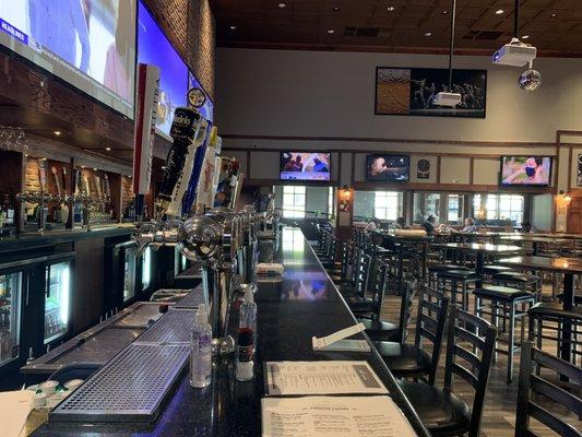 Our sports bar offers a wide range of Craft and draft beers on 41 taps, along with International beers and variety of liquor & cocktails