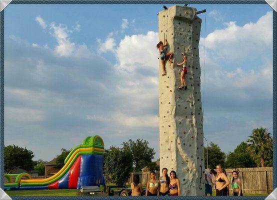 Rock Climbing Wall!