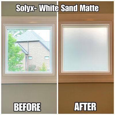 Solyx White Sand Matte privacy film