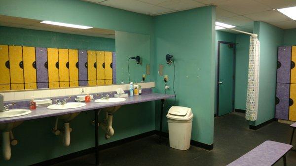 Women's locker room