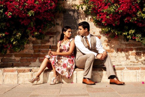 Engagement Photos  Mission San Juan Capistrano