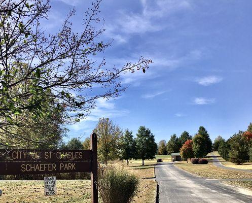 Asphalt walking paths are a feature at Schaefer.