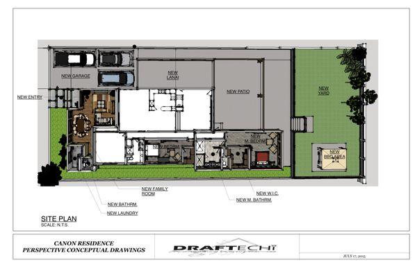 Schematic Design using SketchUp.