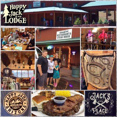 Jack's Place Steakhouse at the Happy Jack Lodge and RV Park