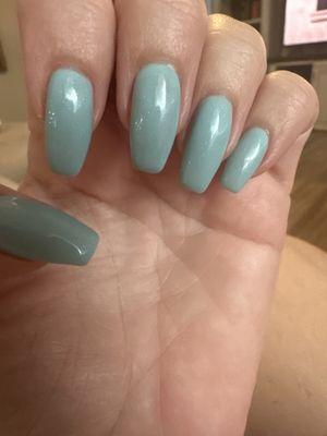 Ombré nail polish