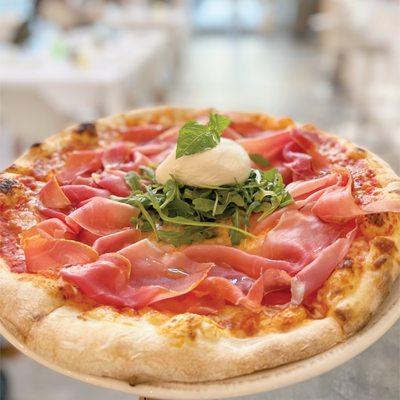 Parma Ham & Burrata  Pizza