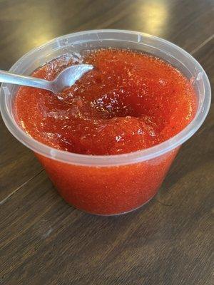 Homemade strawberry jam