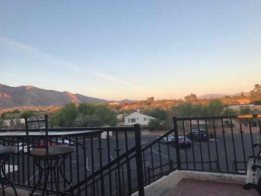 Lovely patio view for a sunset dinner!