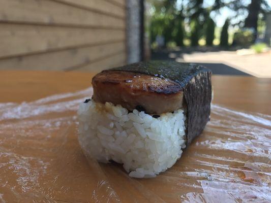 not what I expected for a $3 musubi. too much rice