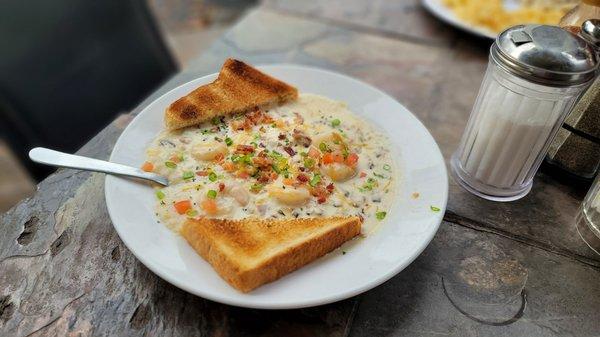 Shrimp and Grits.  Delicious