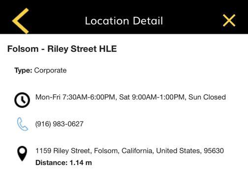 Operating time according to Hertz app