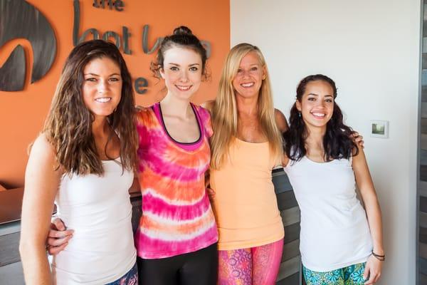 Some of The Hot Yoga Barre team