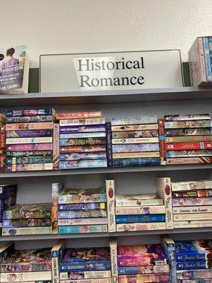 Historical Romance- big section!