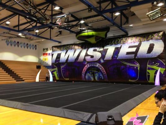 Cheer Competition Stage