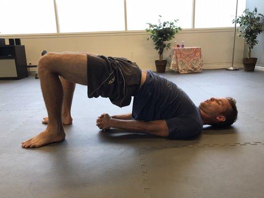 Compensatory Yoga Poses are utilized to eliminate residual tone from the connective tissue