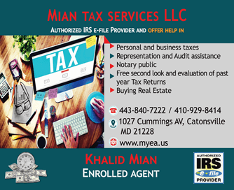 The e filing has started and the client can make appointment by calling 443-840-7222 or 410-929-8414.