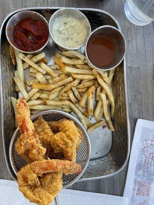 My meal shrimp and catfish nuggets