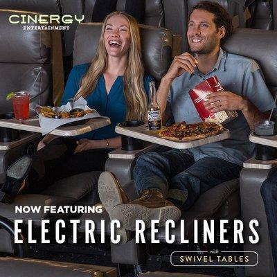 Now featuring all new electric recliners