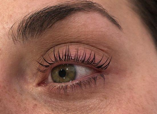 Keratin Lash Enhancement.