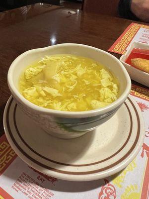 Egg Drop-Wonton soup