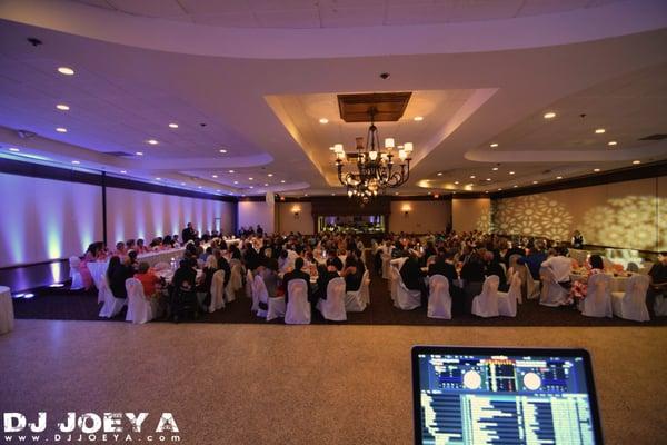 dj service and uplighting by DJ Joey A  DJJOEYA.com  WeddingWire.com/DJJOEYA