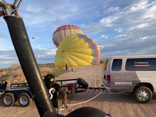 Takeoff preparation