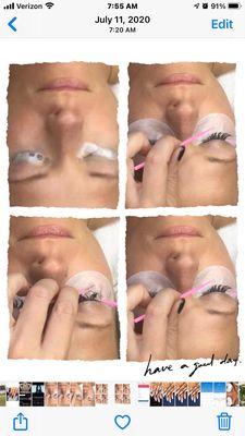 Eyelashes extensions services!  French Manicure ! Dipping powder and hard gel nails and trust Acrylic nails!