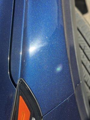 More scratched caused by dealerships car wash