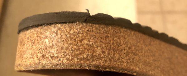 Close up of partial resole