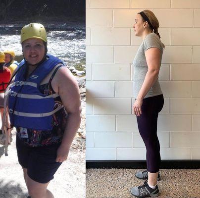 lost over 100 lbs and gained a passion for fitness