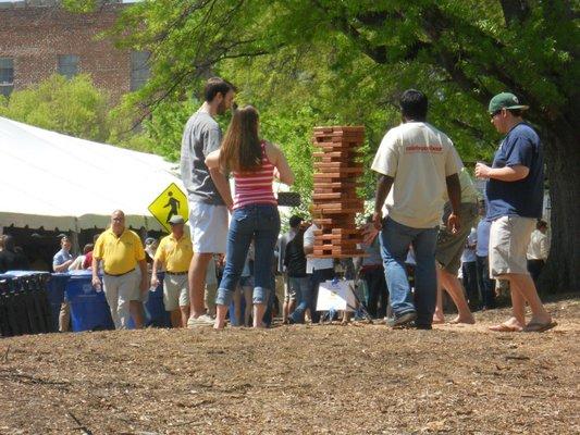 Jenga at World Beer Festival Raleigh