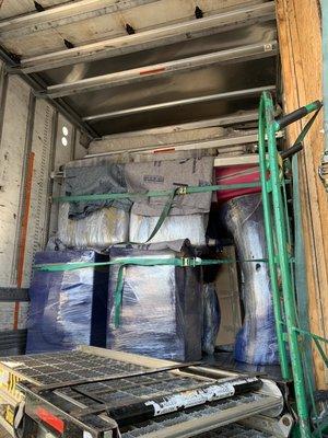 This load is headed to TN, protected, locked and loaded. Prepped and packed by Reeds Moving & Storage. Call us for all of your Moving needs!