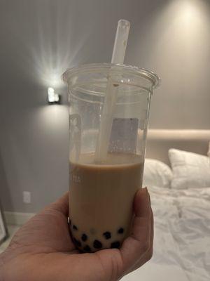 Black Milk Tea w/ Boba