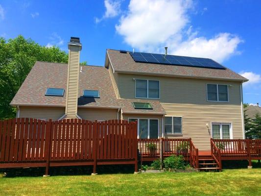 5.92 kW system in Sharon, MA.