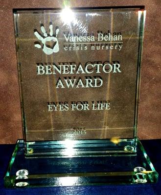 2015 Vanessa Behan Benefactor Award