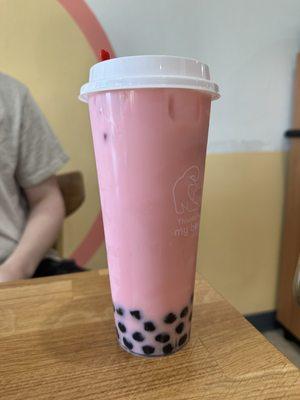 Matcha Strawberry & Boba