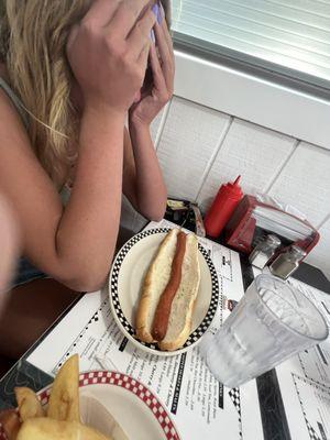 Foot Long Hot Dog