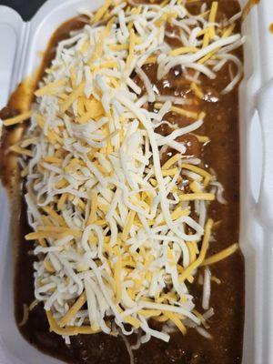 Chilli cheese dog