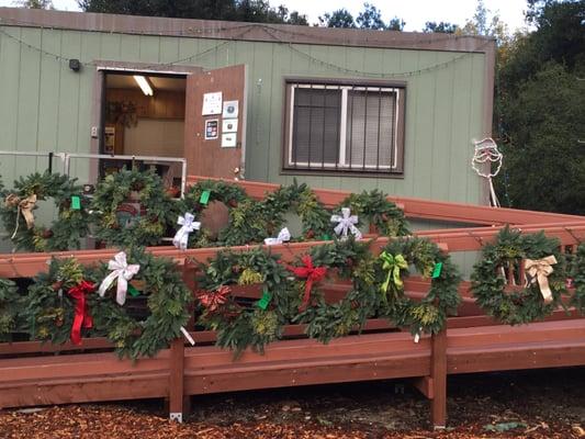 Boy Scout Troop 224's tree also offers wreaths, various types of tree stands, garland, watering canes and homemade decorations!