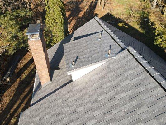 Steel Country Century Slate Roof - Slate Rock Gray