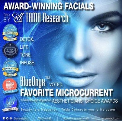 I specialize in Tama microcurrent. This is my number one requested facial treatment.