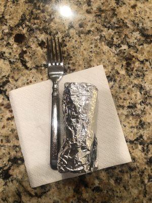 Rosa's Beef Burrito.