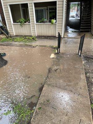 Oh there's my patio...no wonder my living room has flooded twice