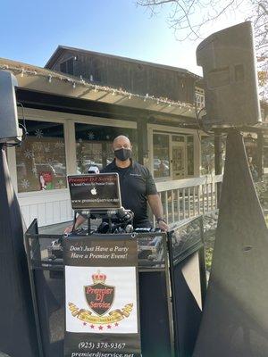 Premier DJ Dave hard at work!