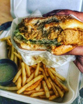 Shammi Chicken Burger