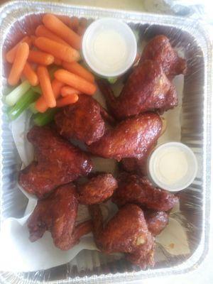 Wings honey hot